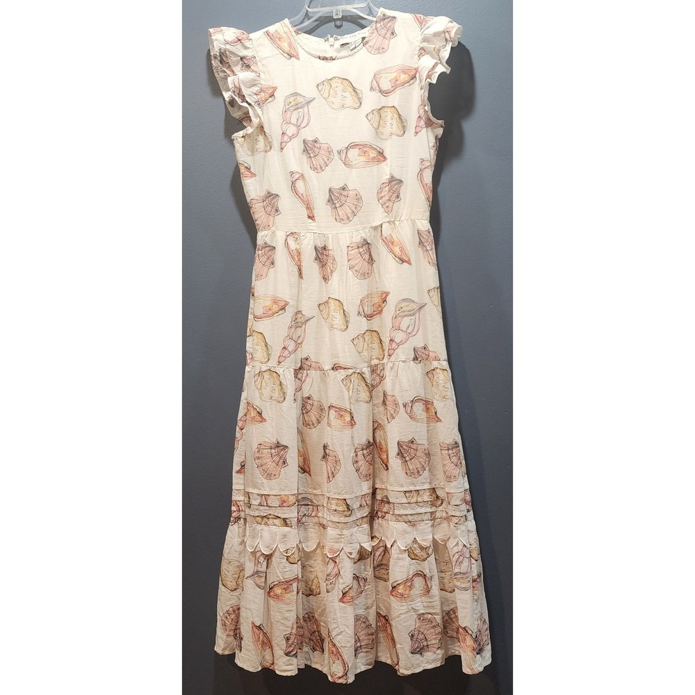 Never Fully Dressed Seashell Summer Dress Sz US 2 UK 6 EUR 34 Viscose Beach